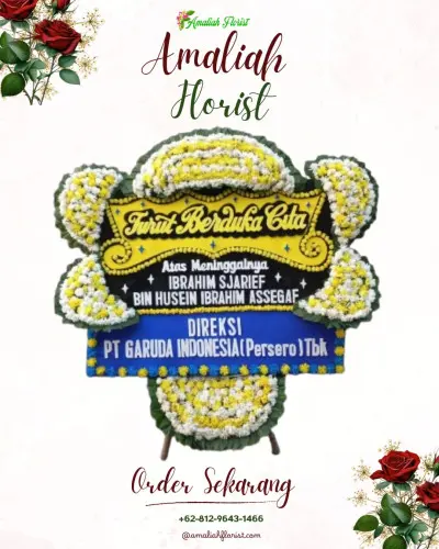 Papan Bunga Duka di Greges