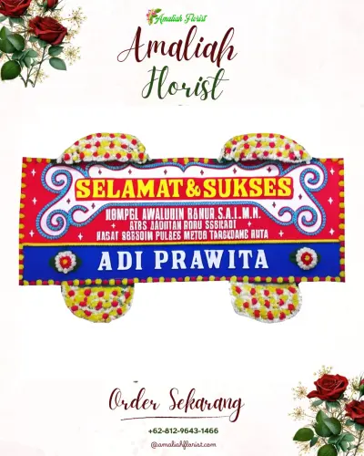 Karangan Bunga Ucapan Selamat di Greges